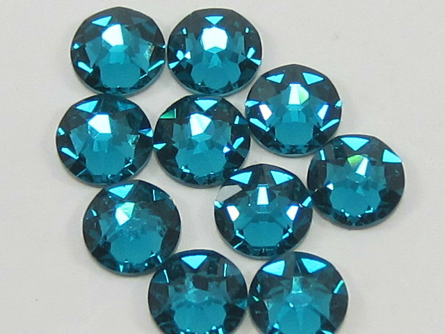 1 Gross 16ss BLUE ZIRCON (VIVA) FLATBACK PRECIOSA Rhinestones